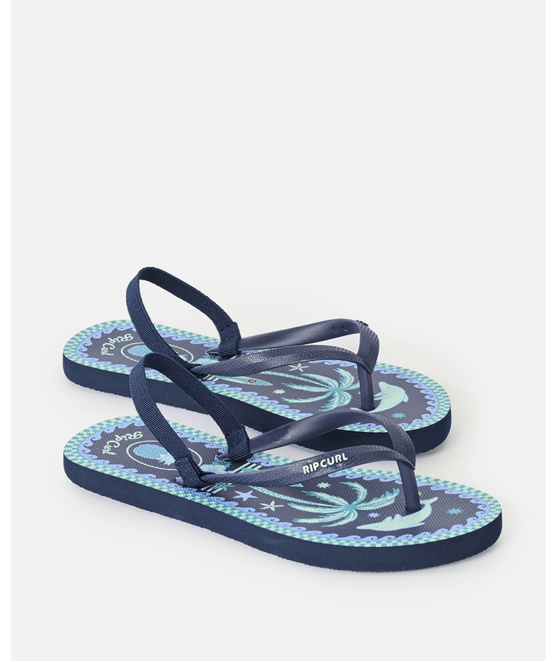 Rip Curl Mixed Bloom Open Toe-Girl in CORNFLOWER BLUE