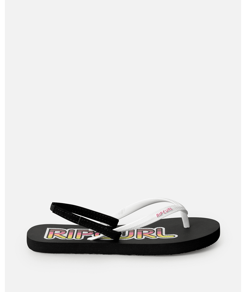 Rip Curl Mixed Bloom Open Toe-Girl in WASHED BLACK