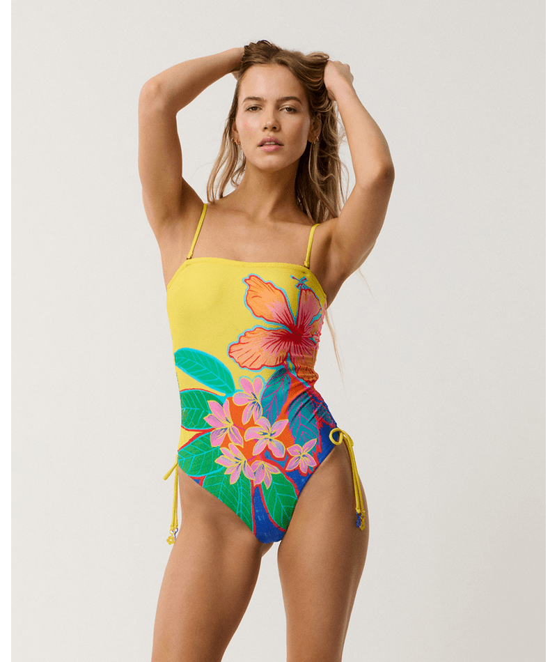 Rip Curl Bliss Bandeau One Piece in YELLOW