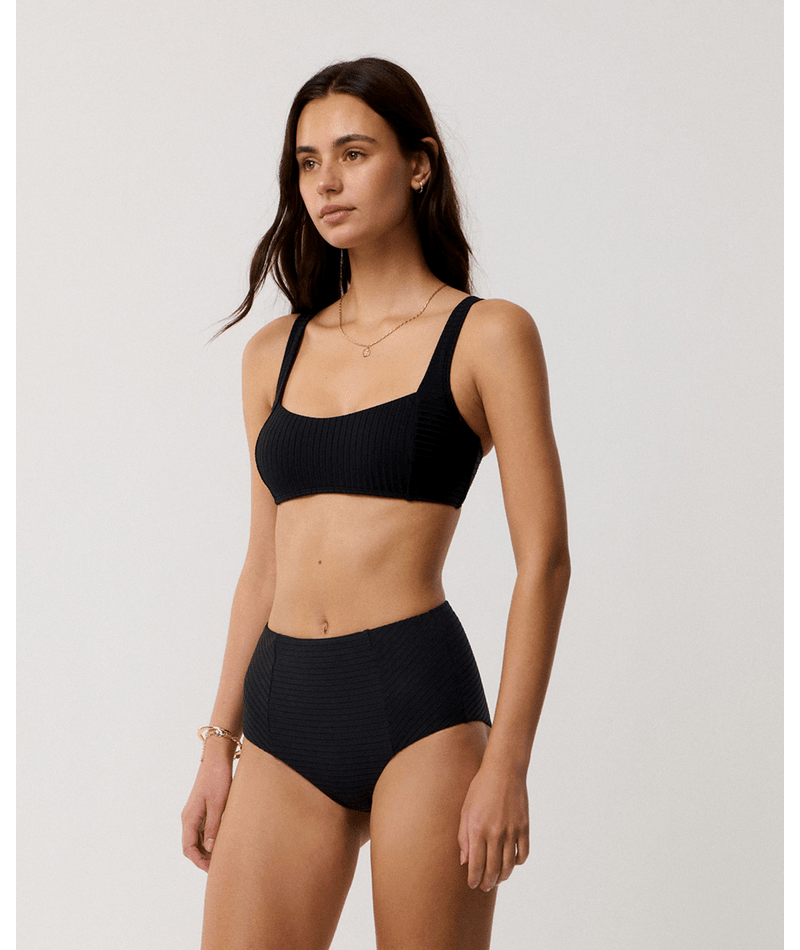 Rip Curl Premium Surf Multi Fit Crop in BLACK