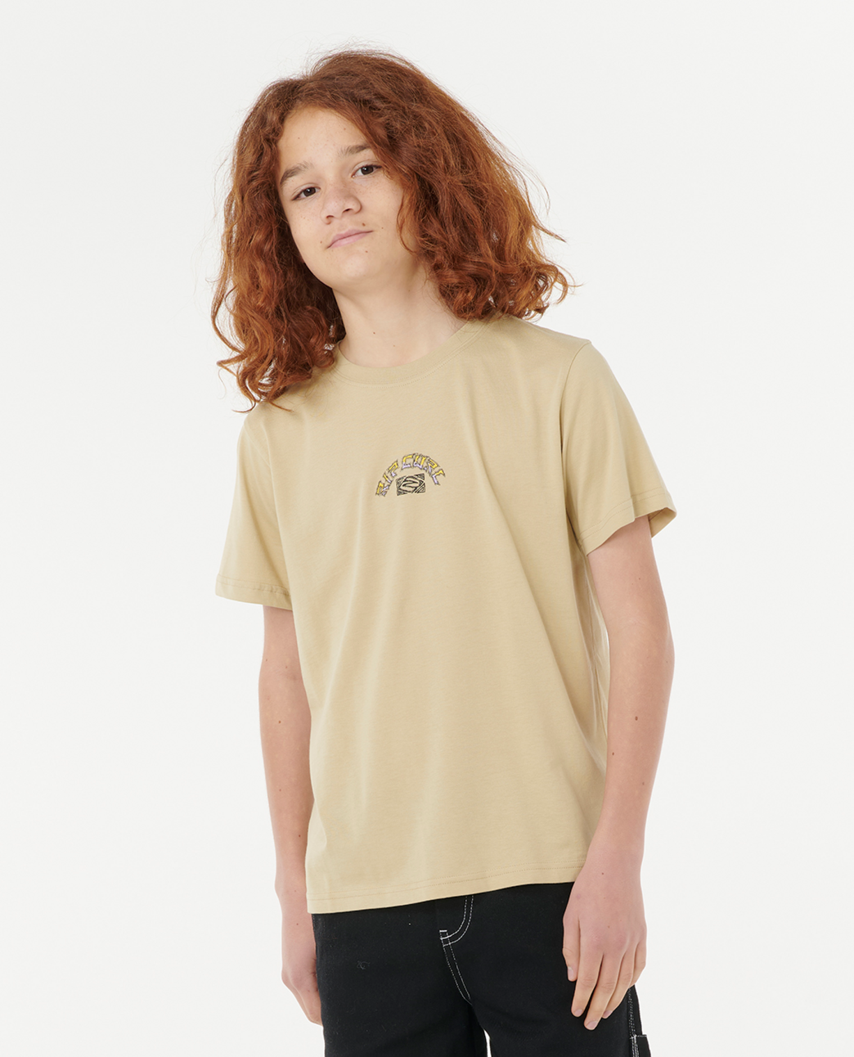 Rip Curl Tropic Daze Art Tee -Boy in KHAKI SAND
