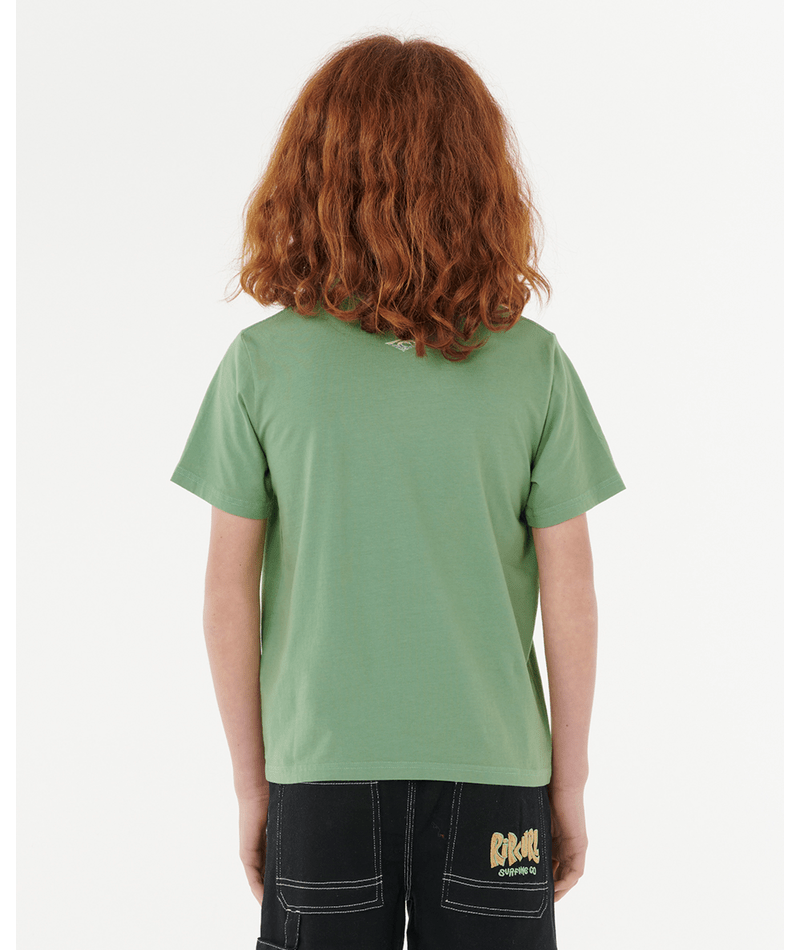 Rip Curl Tropic Daze Mandala Tee -Boy in GRASS GREEN