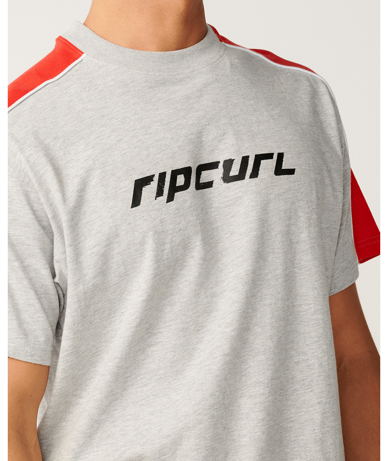 Rip Curl Archive Up Top Panel Tee in GREY MARLE