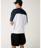 Rip Curl Archive Thrashed Panel Tee in WHITE