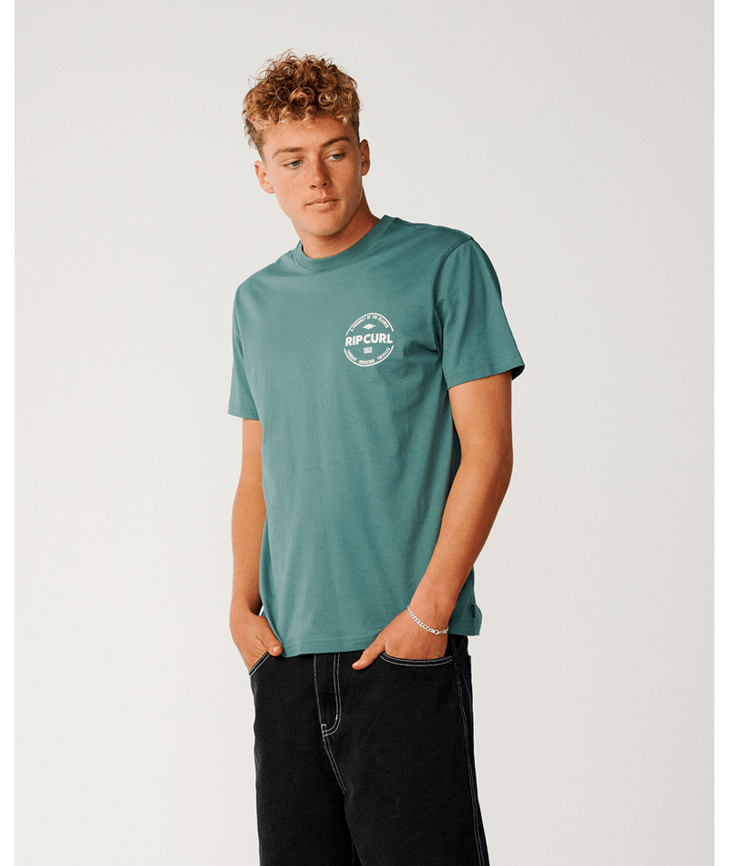 Rip Curl Staple Tee in MUTED GREEN