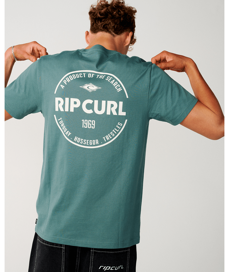Rip Curl Staple Tee in MUTED GREEN