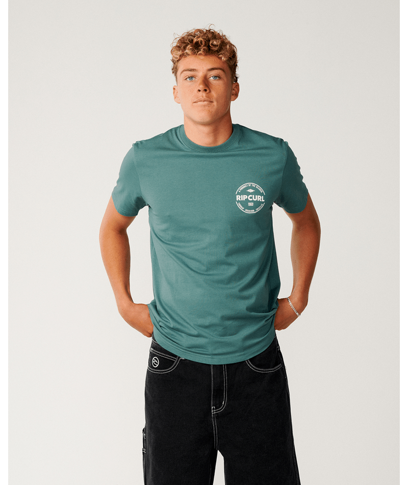 Rip Curl Staple Tee in MUTED GREEN
