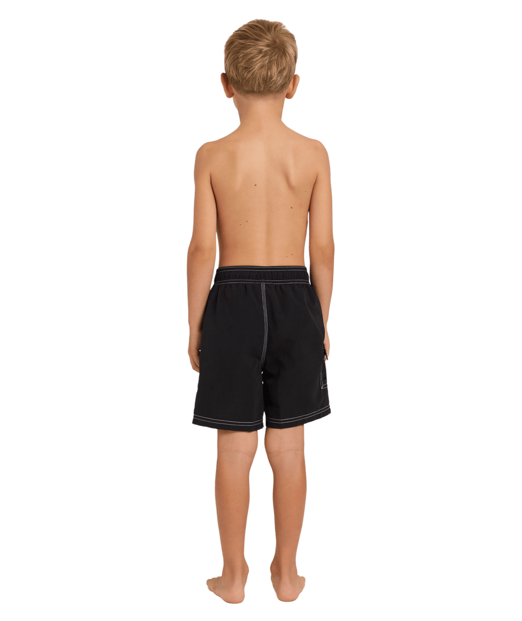 Billabong Boys 2-7 Groms Throw On 13" Boardshorts in Black