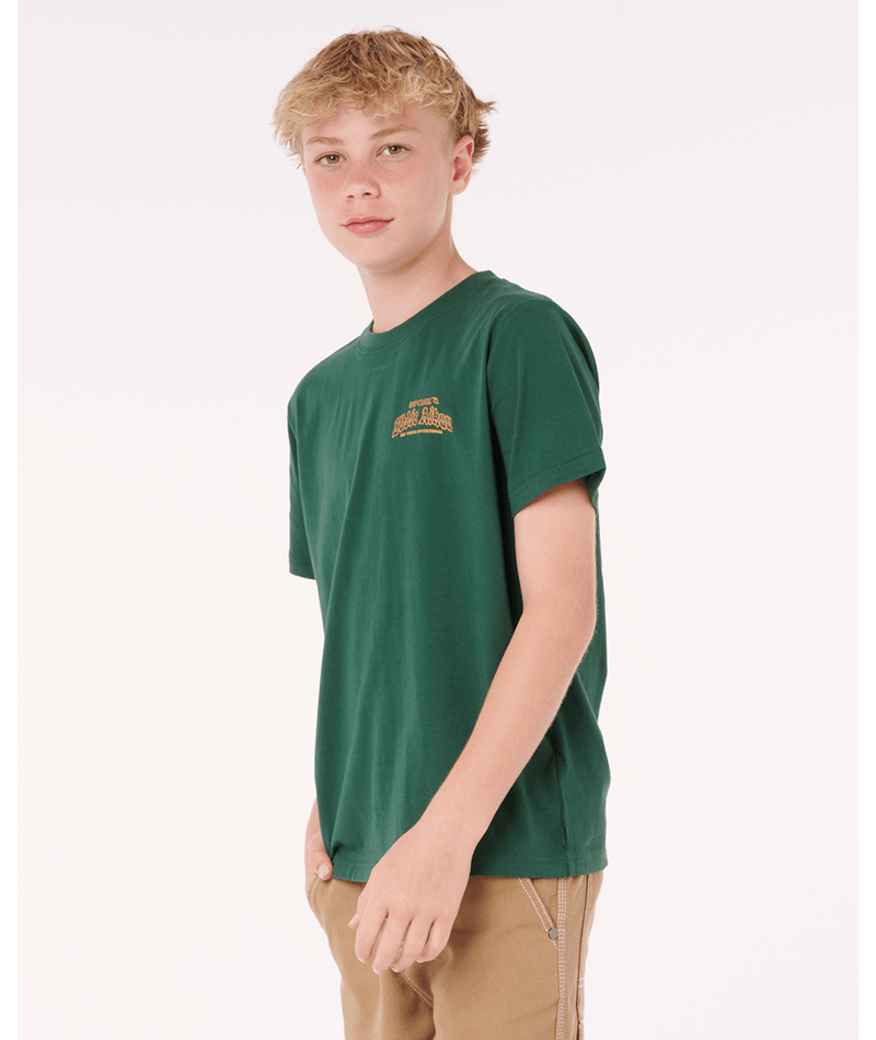 Rip Curl Ewg Poster Art Tee-Boy in GREEN