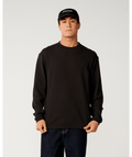 Rip Curl Premium Surf Waffle L/S  Tee in WASHED BLACK