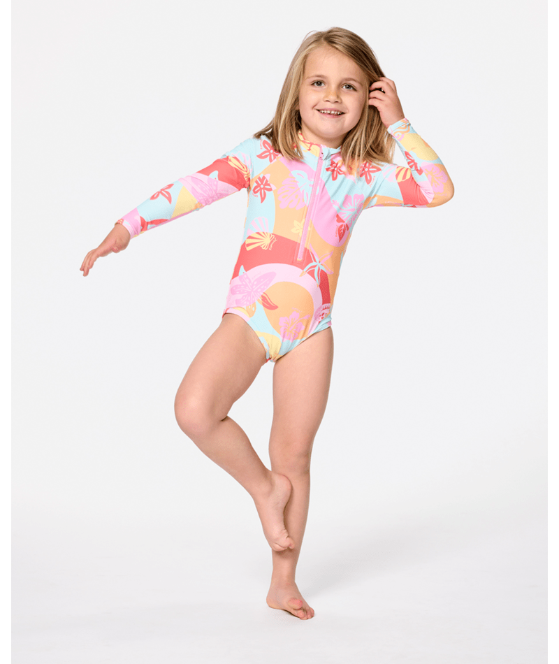 Rip Curl Island Days Ls Surfsuit - Girl in MULTICO