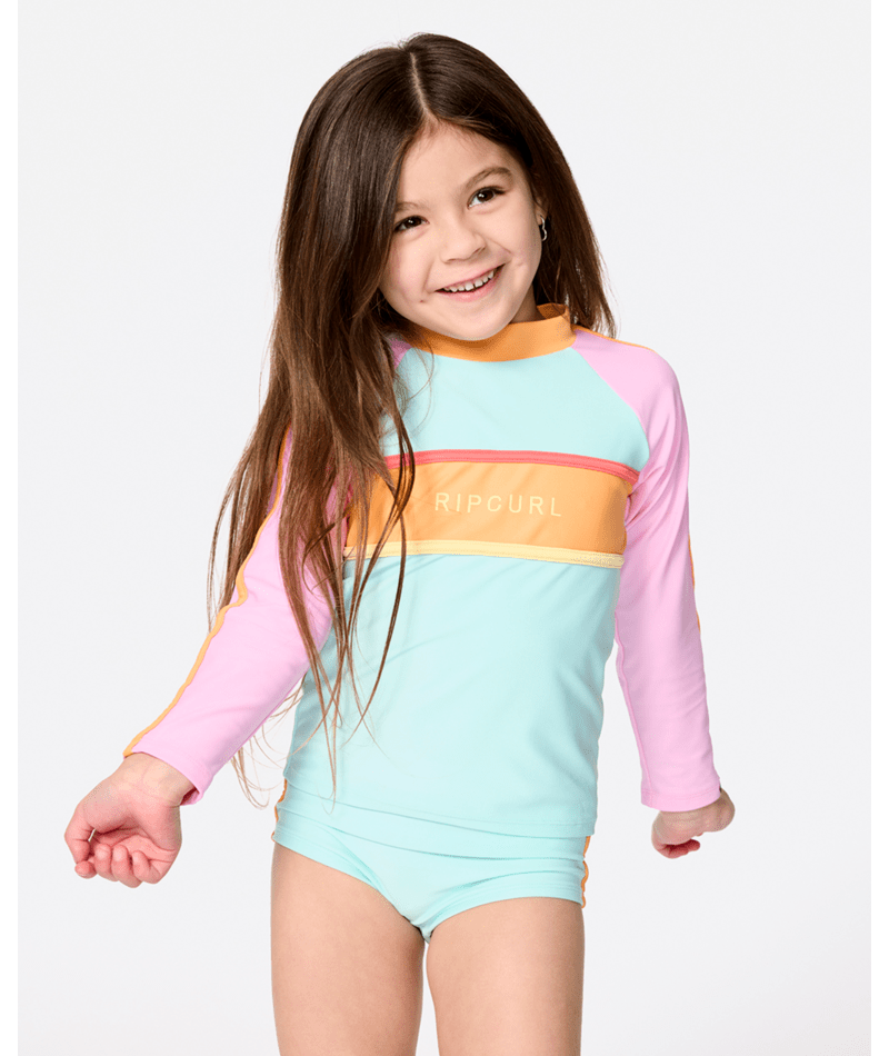 Rip Curl Surf Revival Ls Set -Girl in LIGHT AQUA