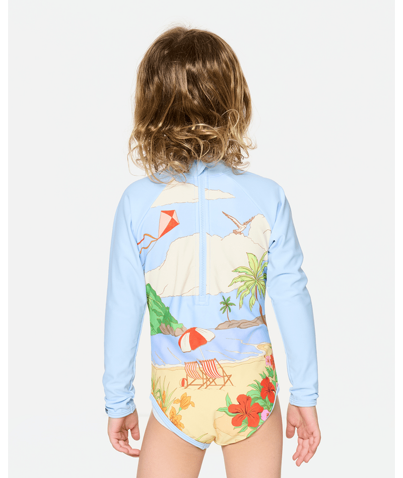 Rip Curl Road Trip Ls Surfsuit - Girl in SKY BLUE