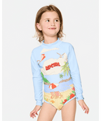 Rip Curl Road Trip Ls Surfsuit - Girl in SKY BLUE