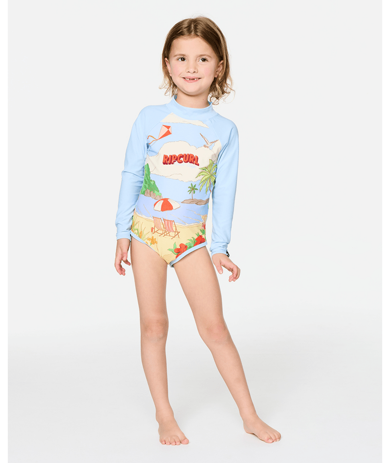 Rip Curl Road Trip Ls Surfsuit - Girl in SKY BLUE