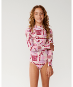 Rip Curl Costa Del Sol Ls Surfsuit-Girl in LILAC