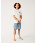 Rip Curl Air Shred Tee-Boy in BONE