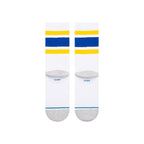 Stance TUBE GOLDEN STATE WARRIORS CREW SOCKS in WHITE