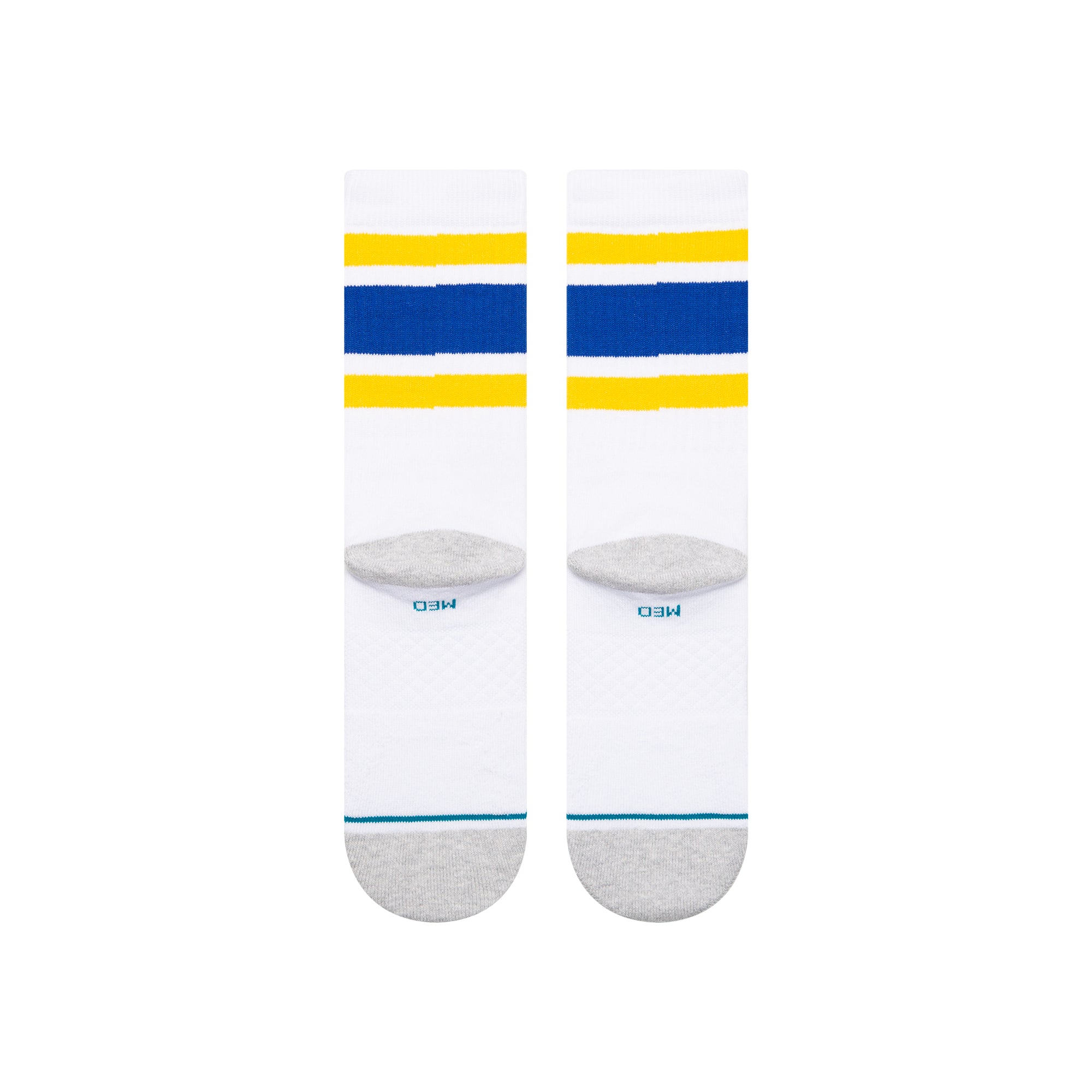 Stance TUBE GOLDEN STATE WARRIORS CREW SOCKS in WHITE