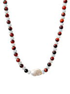 Malakai The Label Juni Beaded Necklace in Gold