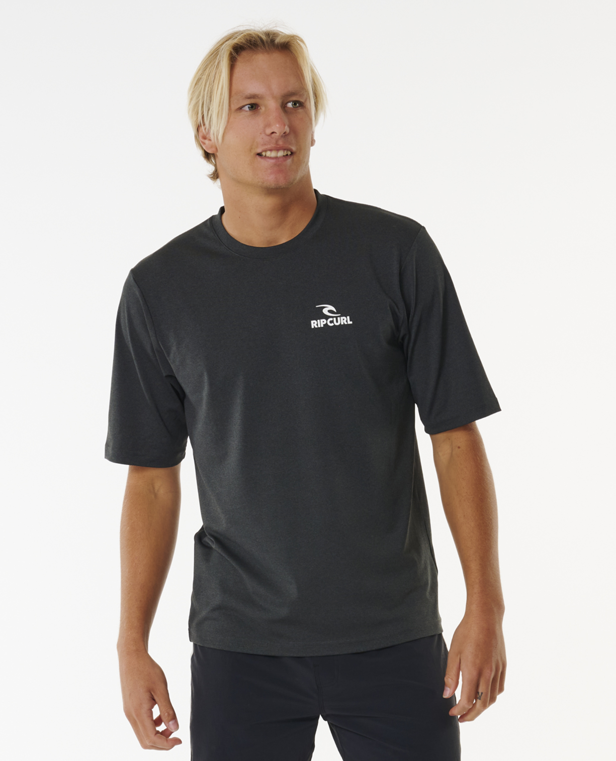 Rip Curl Stack Upf S/S in BLACK MARLE