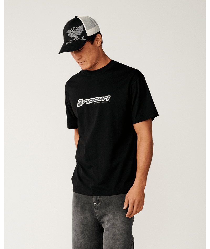 Rip Curl Archive Stack Tee in BLACK