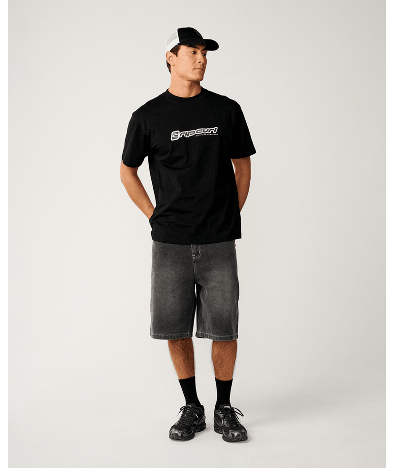 Rip Curl Archive Stack Tee in BLACK