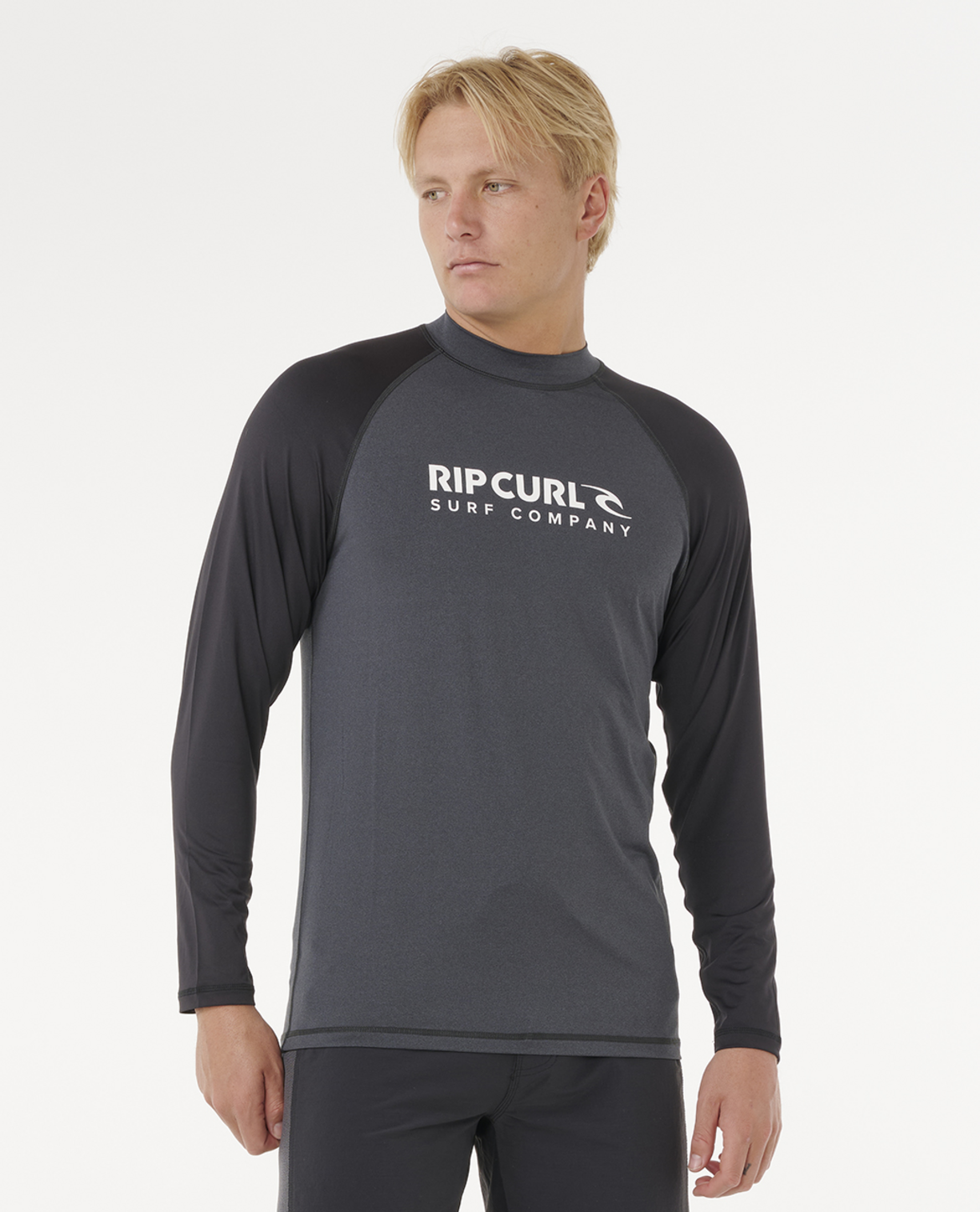 Rip Curl Shock Upf L/S in BLACK MARLE