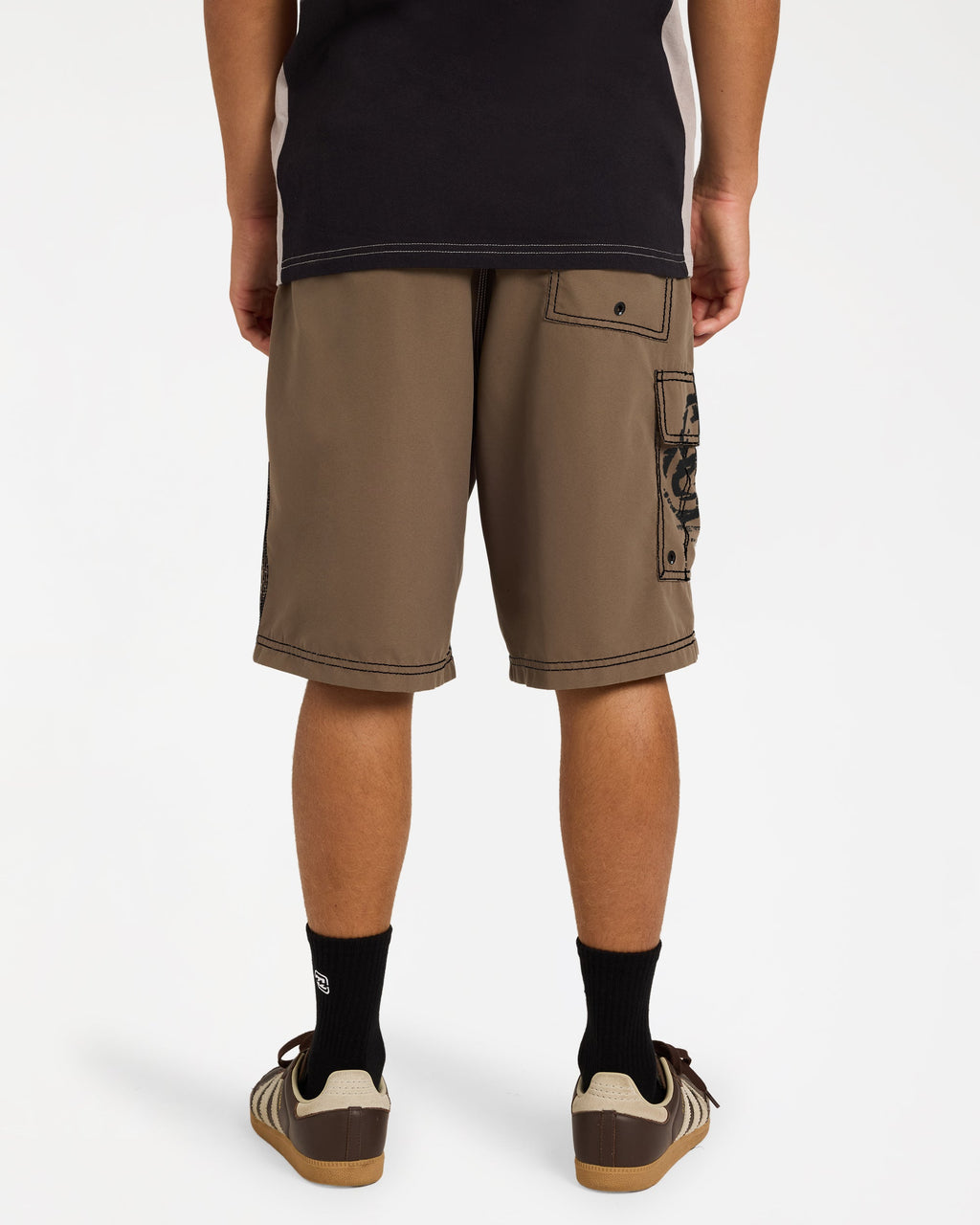 Billabong Mens Throw On 22" Boardshorts in GRAVEL