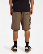Billabong Mens Throw On 22" Boardshorts in GRAVEL