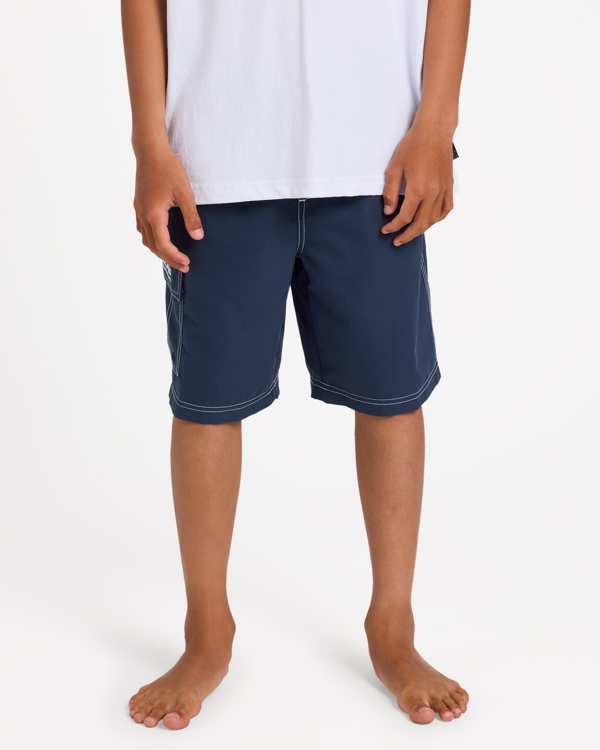 Billabong Boys 8-16 Throw On Boardshorts in Dusty Indigo