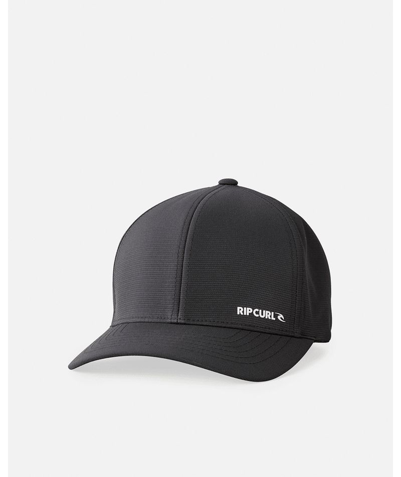 Rip Curl Vaporcool Phaser Flexfit Cap in BLACK MARLE