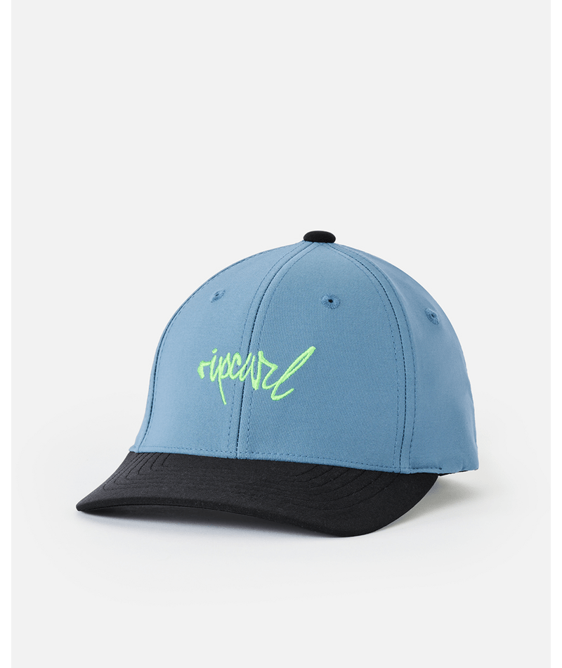 Rip Curl Script Flexfit Cap - Boy in BLUEFIN