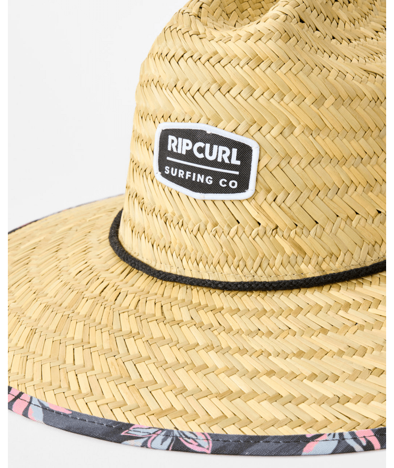 Rip Curl Fun Times Straw Hat in BLACK/ORANGE