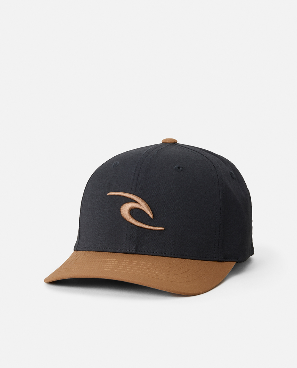 Rip Curl Tepan 2.0 Flexfit Cap in BLACK/TAN
