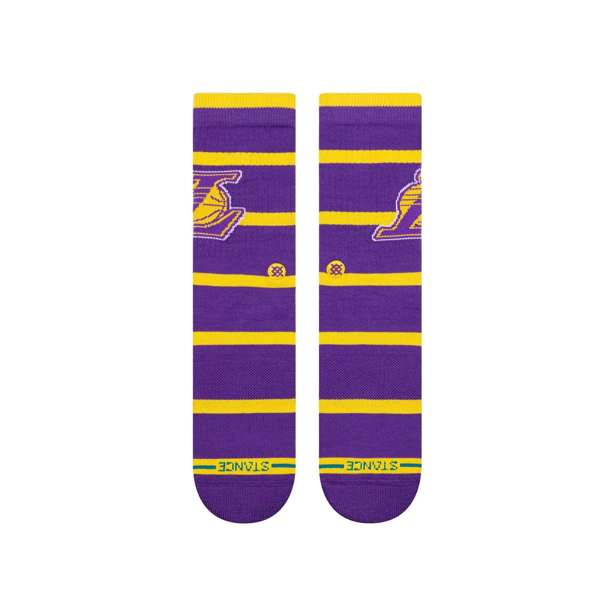 Stance PREP LA LAKERS CREW SOCKS CREW SOCKS in PURPLE