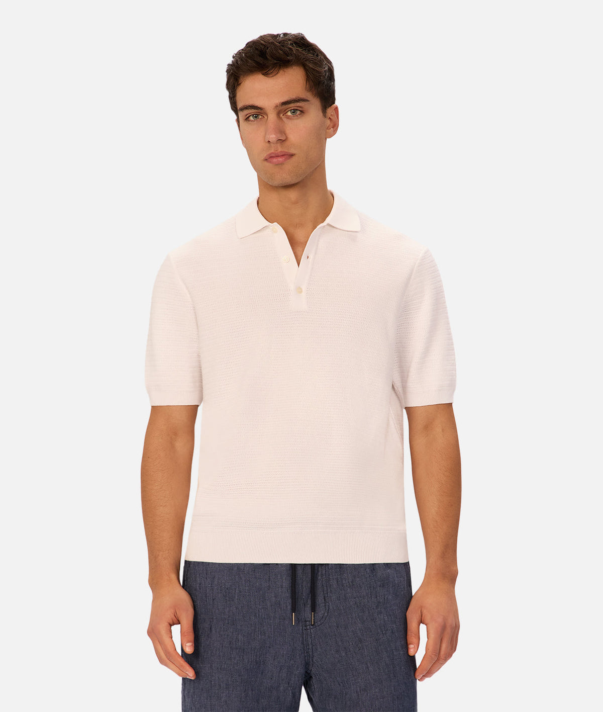 Industrie The Rondella Polo - Winter White in WINTERWHT