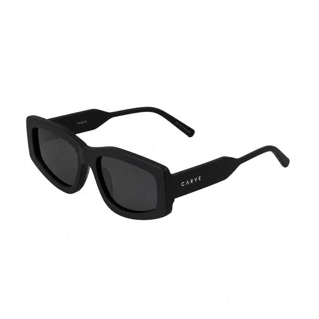 Carve Tempted - Matte Black Frame Grey Polarized Lens in Single