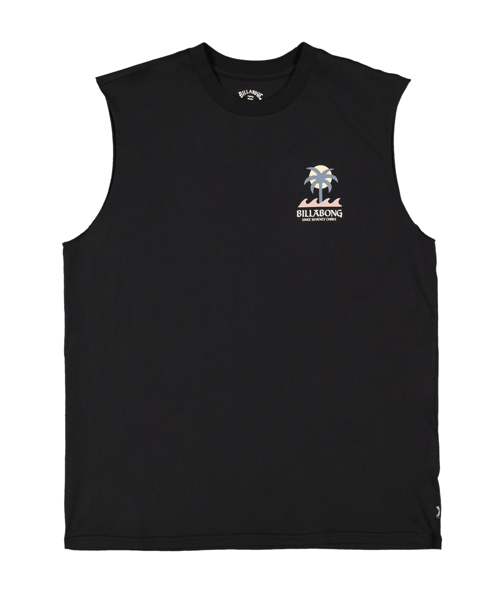 Billabong PORTAL MUSCLE in WASHED BLACK