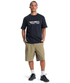 Quiksilver Mens Mercury Vortex T-Shirt in Black