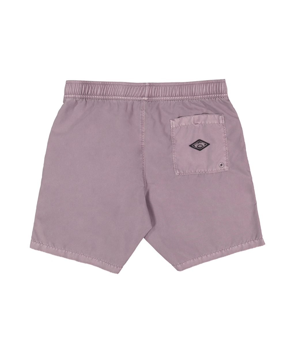 Billabong Mens All Day Overdye Layback 17" Boardshorts in Steel Purple