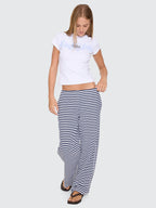 Thrills Co Idle Hands Stripe Pant - Heritage Navy Stripe in Heritage Navy Stripe