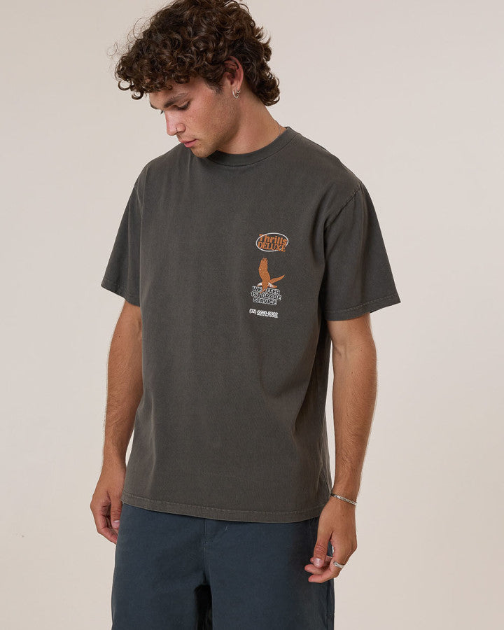 Thrills 1st Grade Service Merch Fit Tee - Merch Black in Merch Black