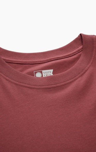 Globe Tentacles Premium Ss Tee in BURGUNDY