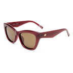 Le Specs LUMEN + CRANBERRY in BROWN MONO POLARIZED