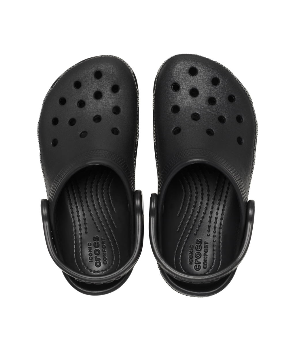 Crocs Classic Clog K Black in Black