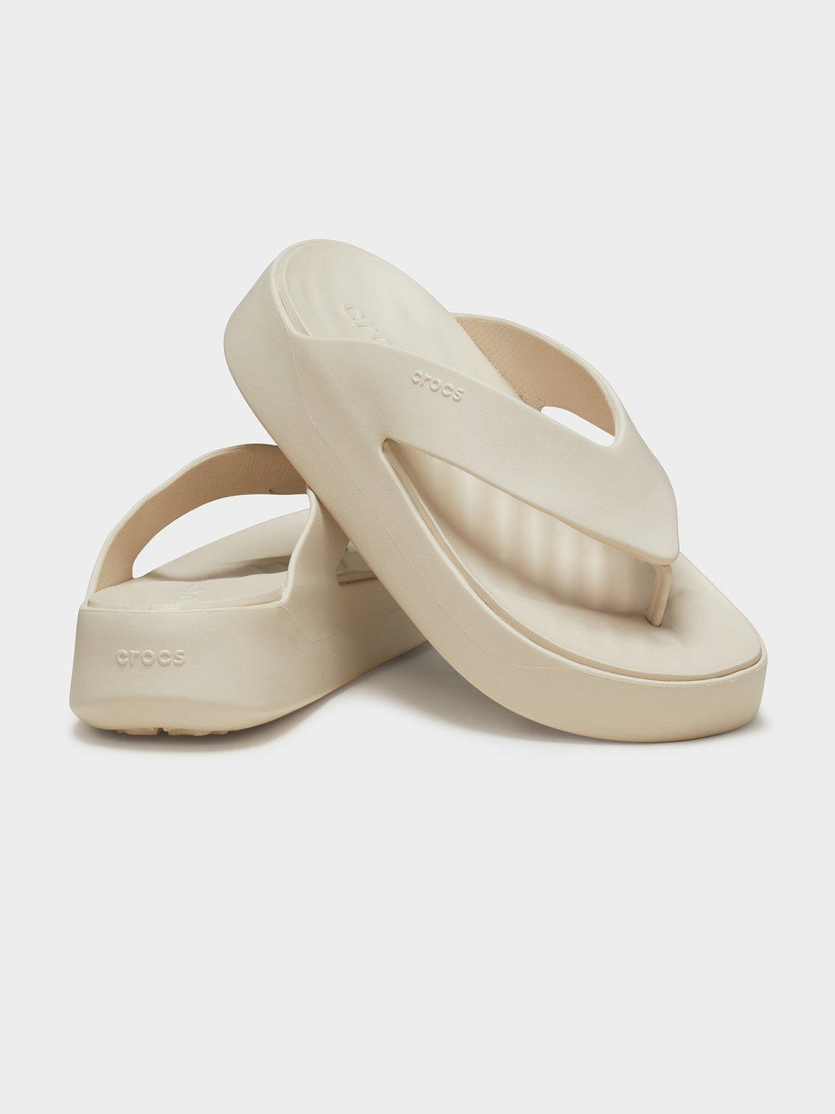 Epcrocs Crocs Getaway Platform Flip Stucco – EP SURF