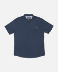 Salty Crew Flagship Uv Button Up in MID BLUE
