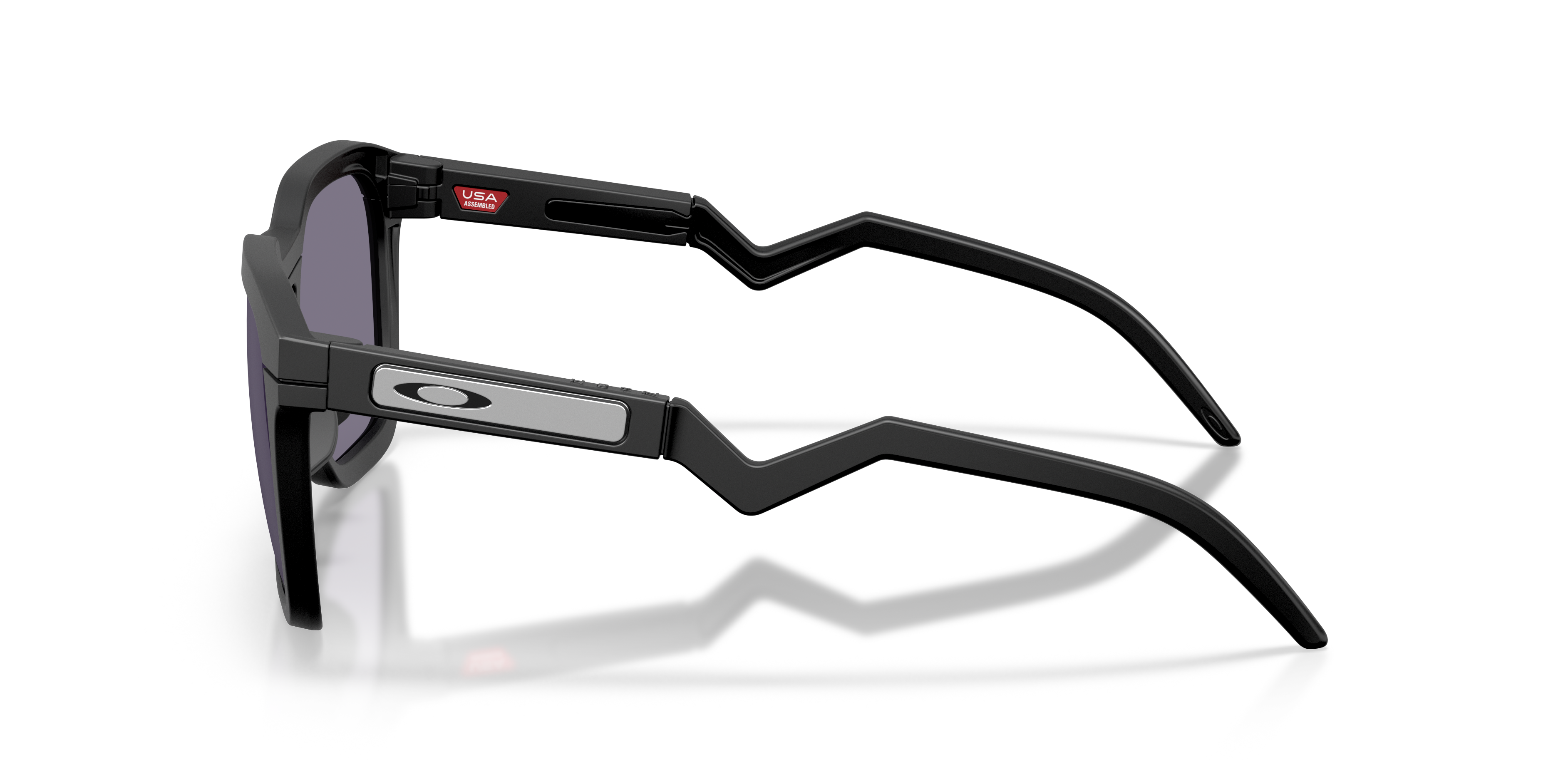 Oakley HSTN SQ MATTE BLACK PRIZM GREY in Matte Black