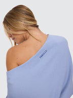 Thrills Co 24 Field Slash Neck Pullover - Forever Blue in Forever Blue